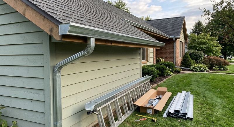 Metal Downspout Installation in Everett, WA