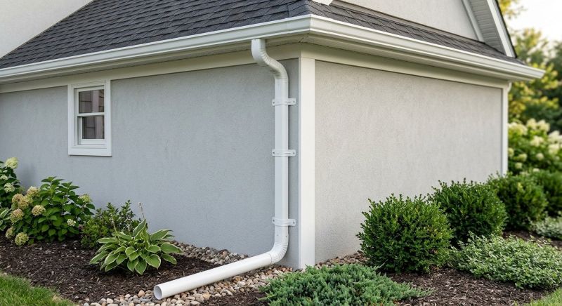 Plastic Downspout Installation in Boulder, CO
