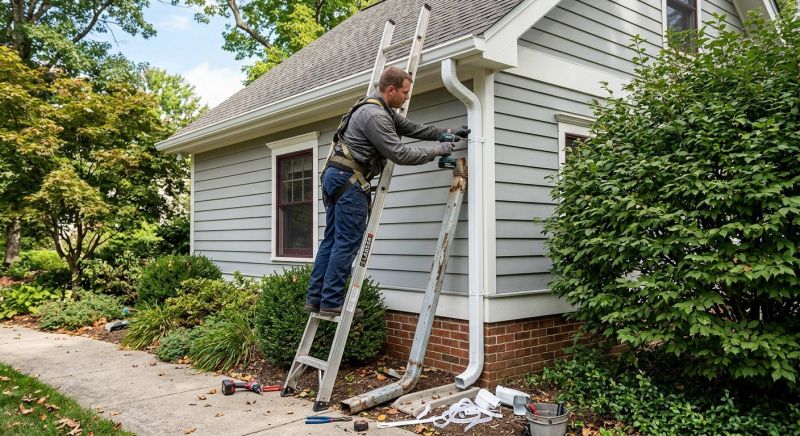 Church Downspout Repair in Roseville, CA