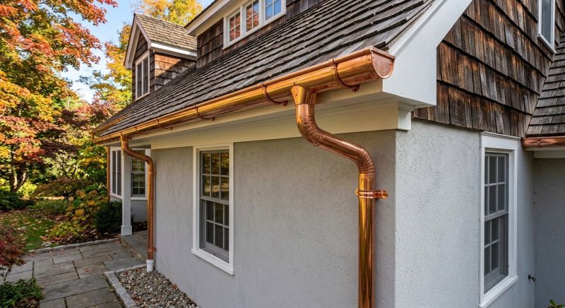 Copper Gutter Installation in San Francisco, CA