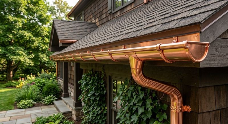 Copper Gutter Replacement in Mcdonough, GA