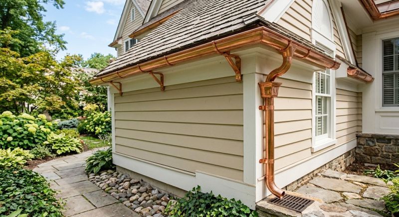 Copper Gutter Replacement in Mcdonough, GA