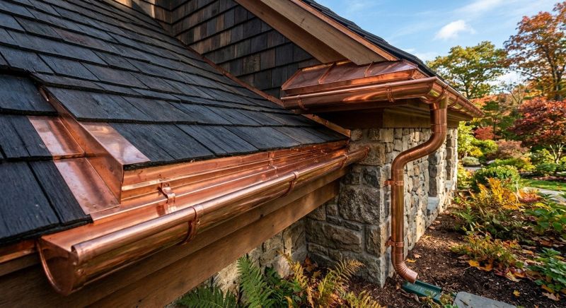 Copper Gutter Replacement in Mcdonough, GA