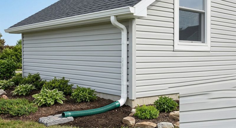 Plastic Downspout Installation in Boulder, CO