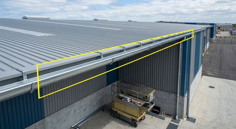 Warehouse Gutter Installation in Roseville, CA