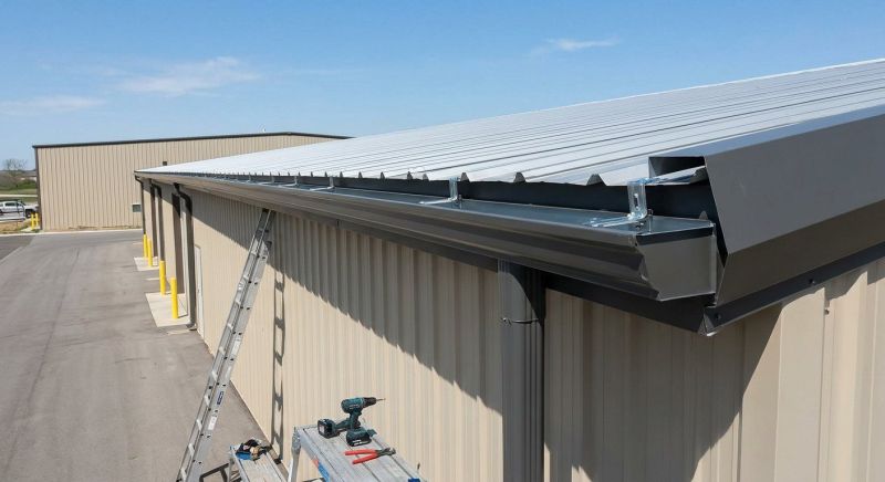 Warehouse Gutter Installation in Sacramento, CA