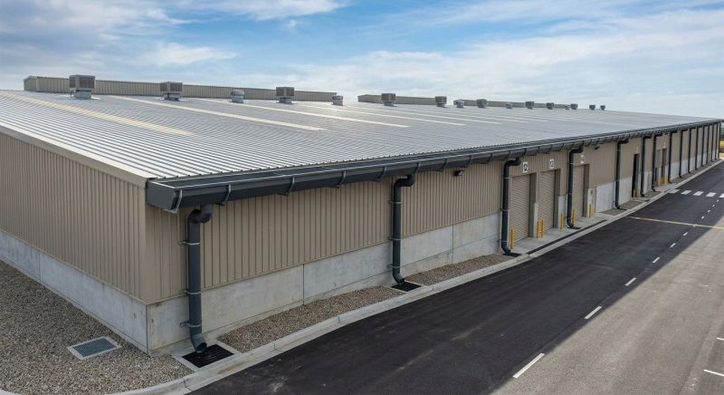 Warehouse Gutter Installation in Sacramento, CA