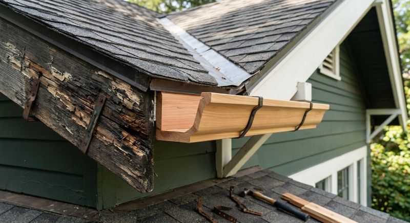 Wood Gutter Service in Mcdonough, GA