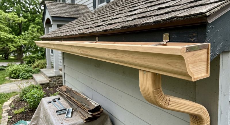 Wood Gutters Installation in Mcdonough, GA
