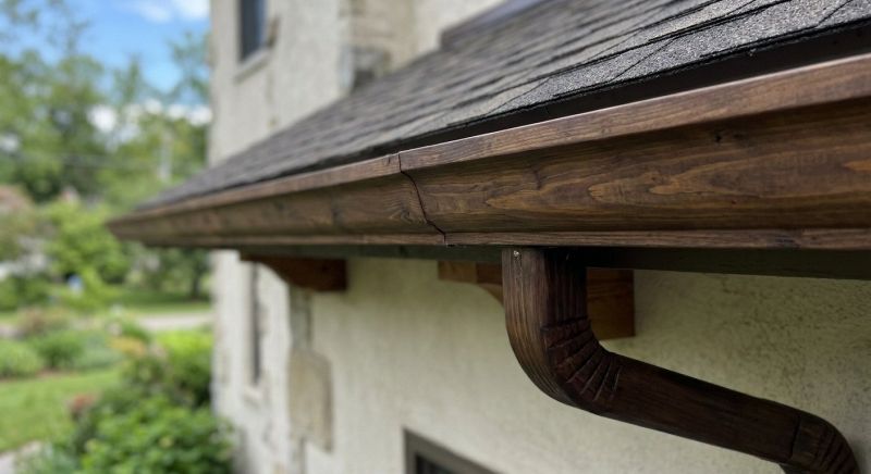 Wood Rain Gutter Installation in Clarksville, TN