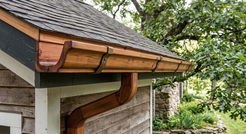 Wood Rain Gutter Installation in Clarksville, TN
